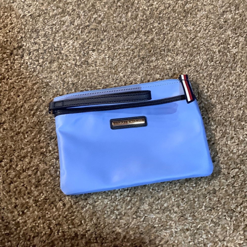 - TOMMY HILFIGER blue wristlet , NWOT